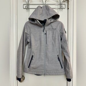Free Country Light Gray Hooded Jacket